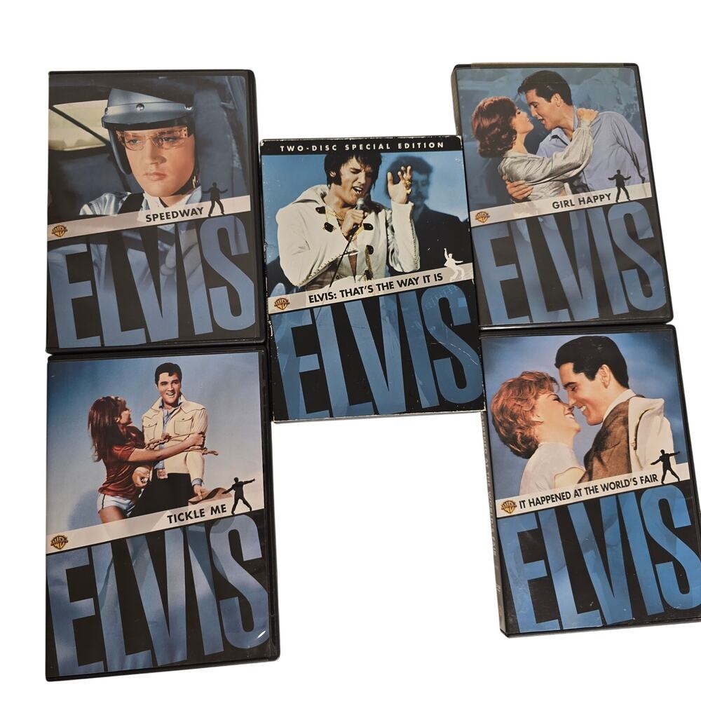 Elvis Presley 5 Set DVD‎ Various Movie Collection Collector Viva Las Vegas